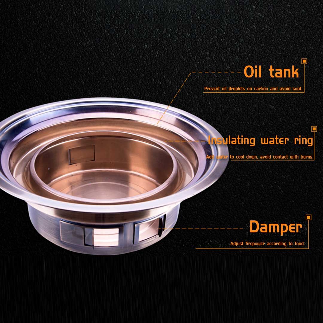 Portable Stainless Steel BBQ Grill Smokeless