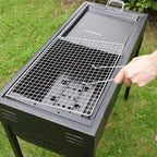 66cm Portable Folding Thick Box-Type Charcoal Grill