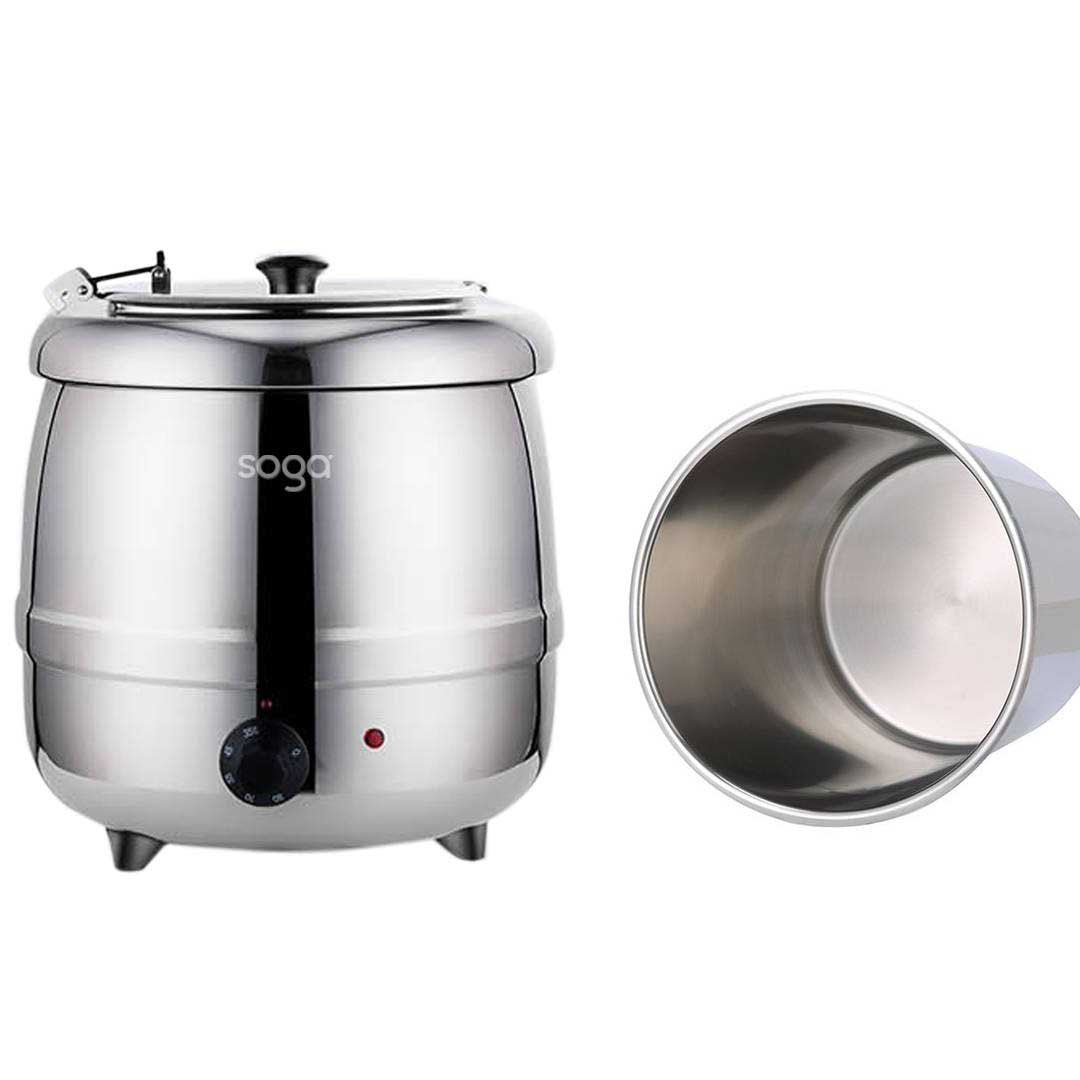 10L Commercial Electric Soup Maker Stainless Steel