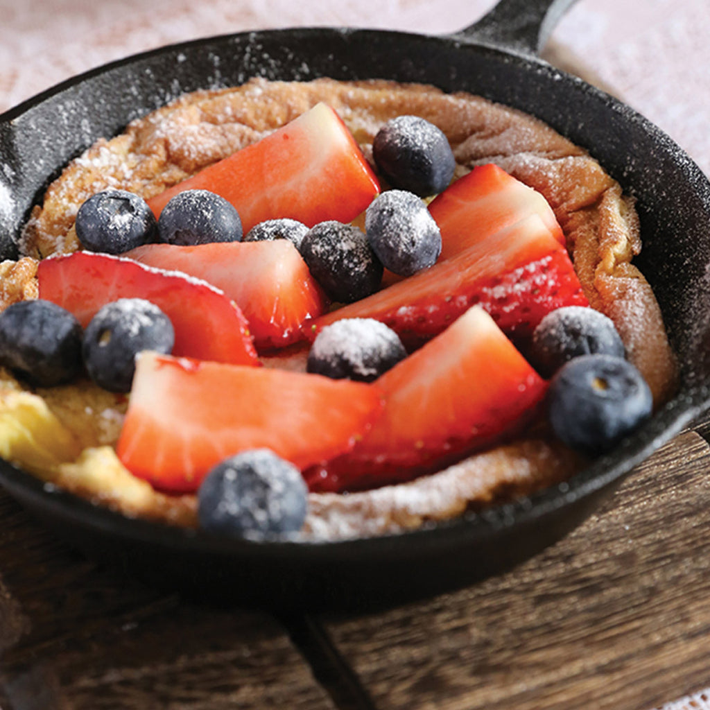SOGA 26cm Round Cast Iron Frying Pan Skillet with Handle