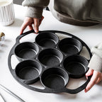 32cm Cast Iron Takoyaki Maker 7 Hole Mold