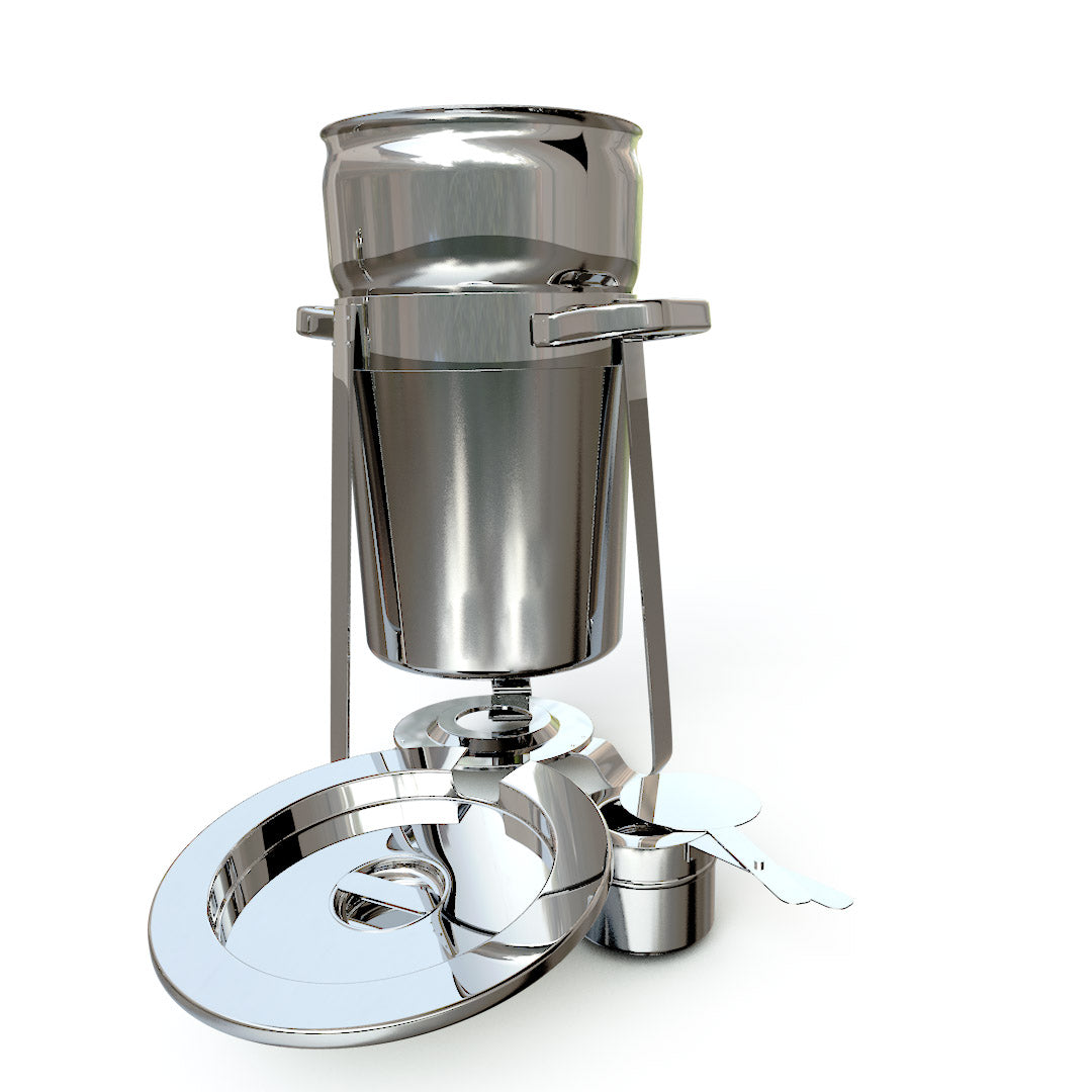 11L Round Stainless Steel Marmite Chafing Dish