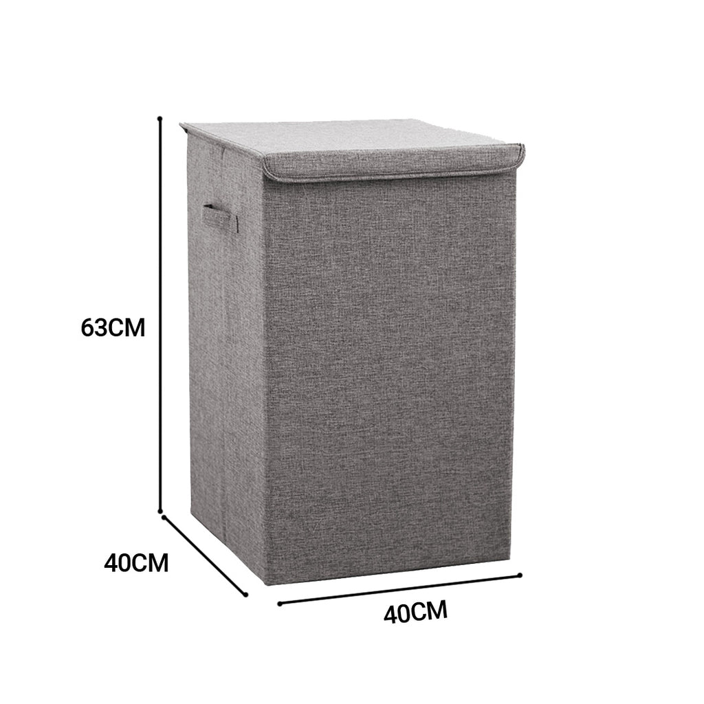 Grey Large Laundry Laundry Hamper Storage Box