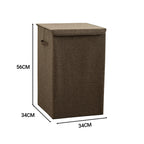 Coffee Medium Laundry Hamper Storage Box