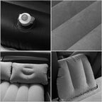Portable Car Set Inflatable Air Bed Mattress Storage Organiser Handheld Vacuum Cleaner Black