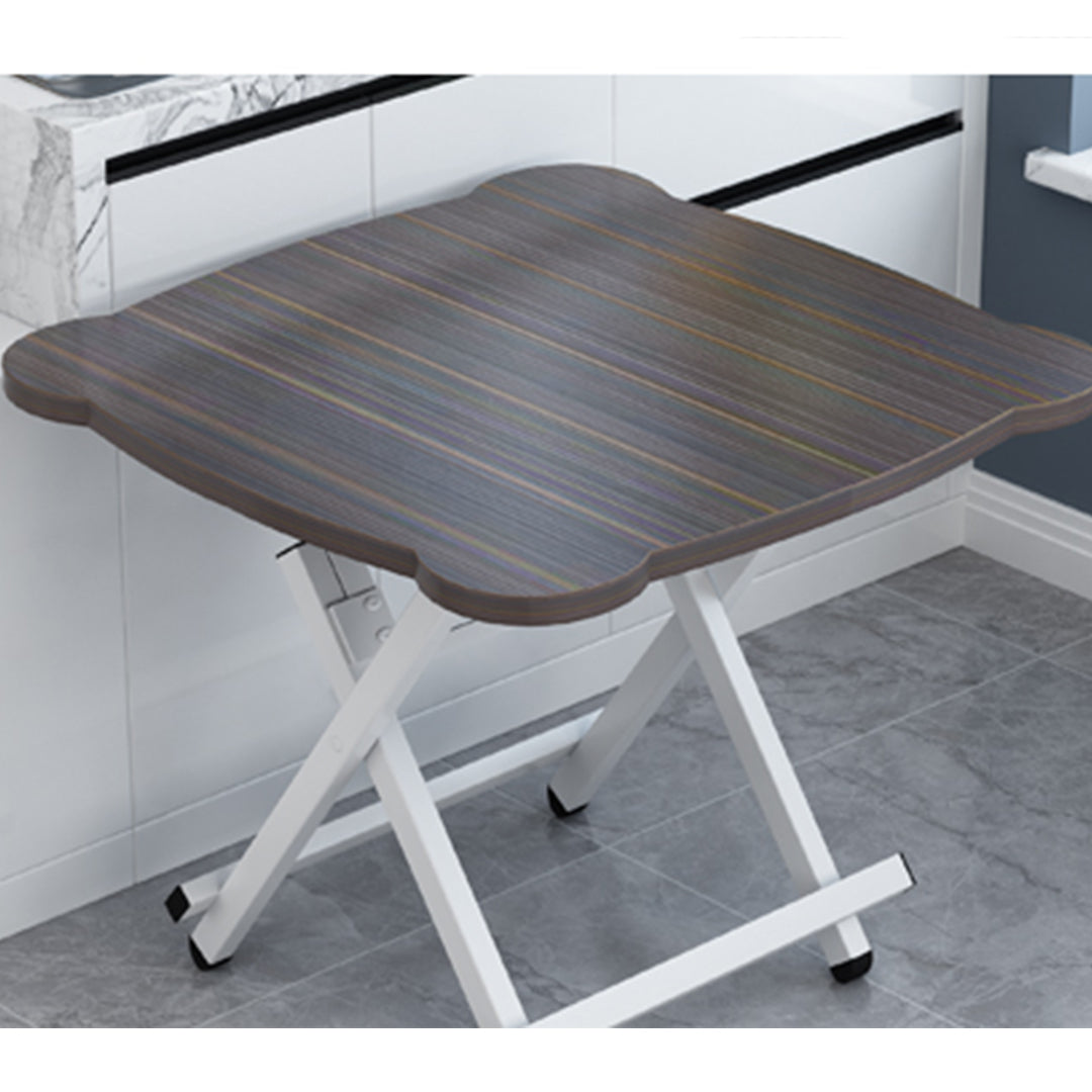 Black Minimalist Cat Ear Foldable Portable Table