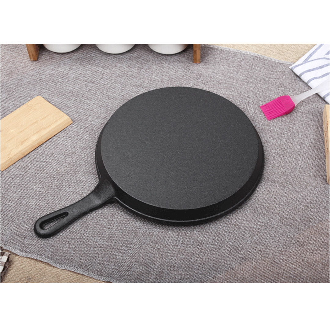 26cm Round Cast Iron Frying Pan