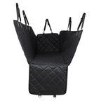 600D Oxford Waterproof Pet Back Seat Mat Black