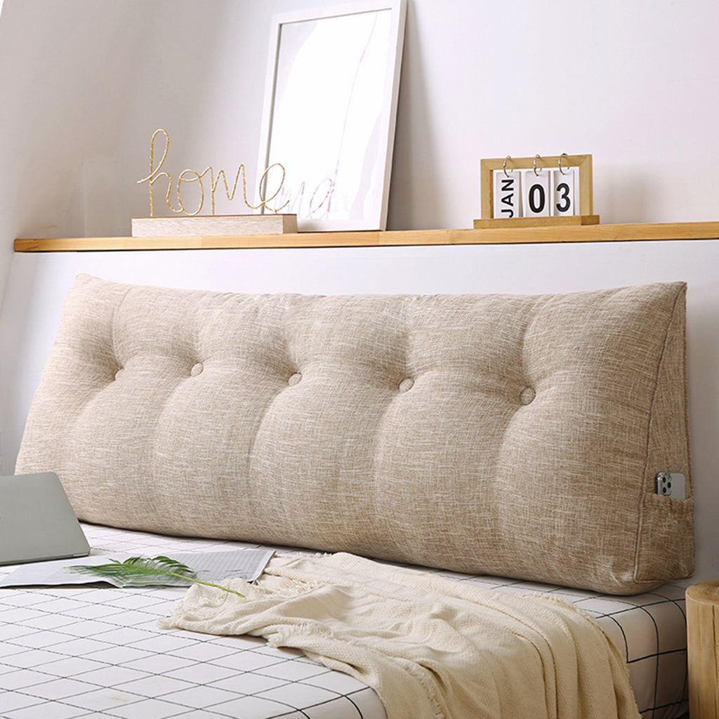 SOGA 150cm Beige Triangular Wedge Pillow
