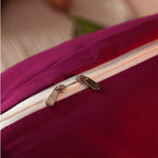 180cm Burgundy Princess Headboard Pillow
