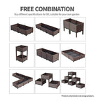 120X36CM Garden Plastic Planter Box with Legs