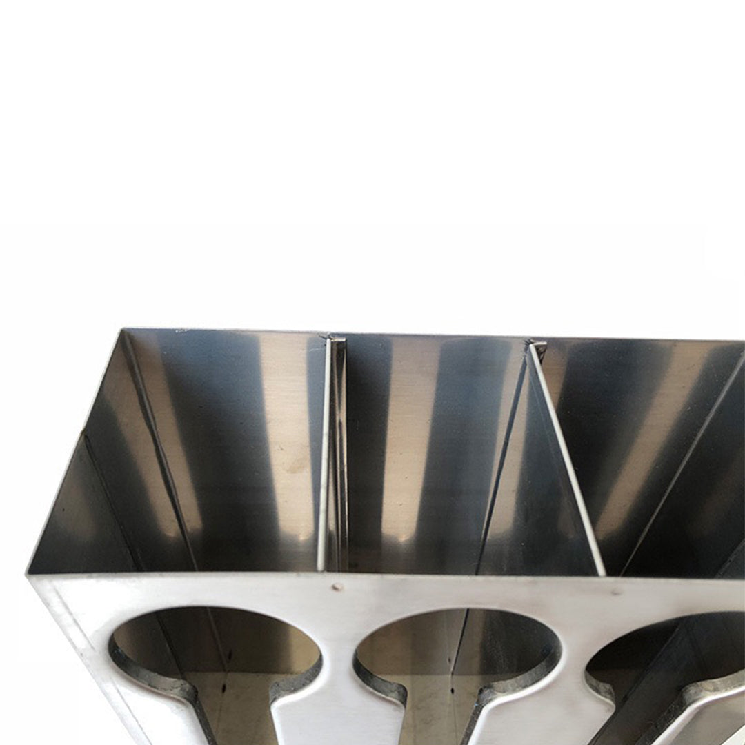 Stainless Steel Buffet Utensil Holder 3 Holes