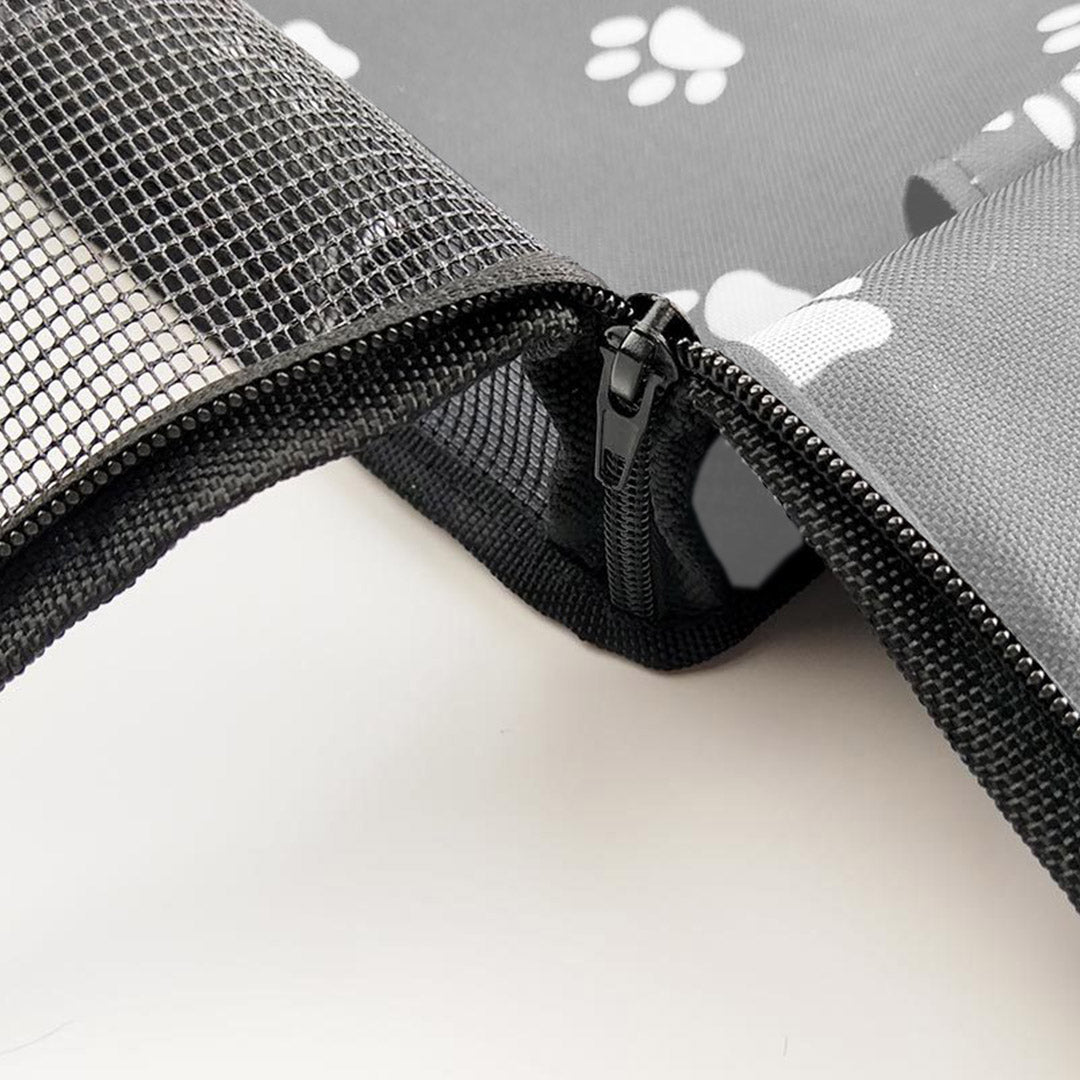 Waterproof Car Seat Pet Booster Grey