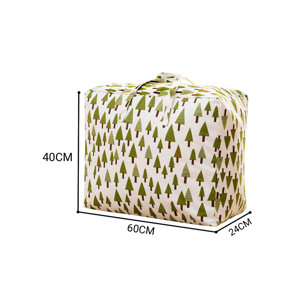 Green Tree Large Storage Luggage Bag