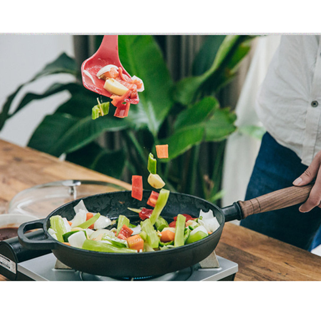 29cm Round Cast Iron Frying Pan Skillet with Helper Handle