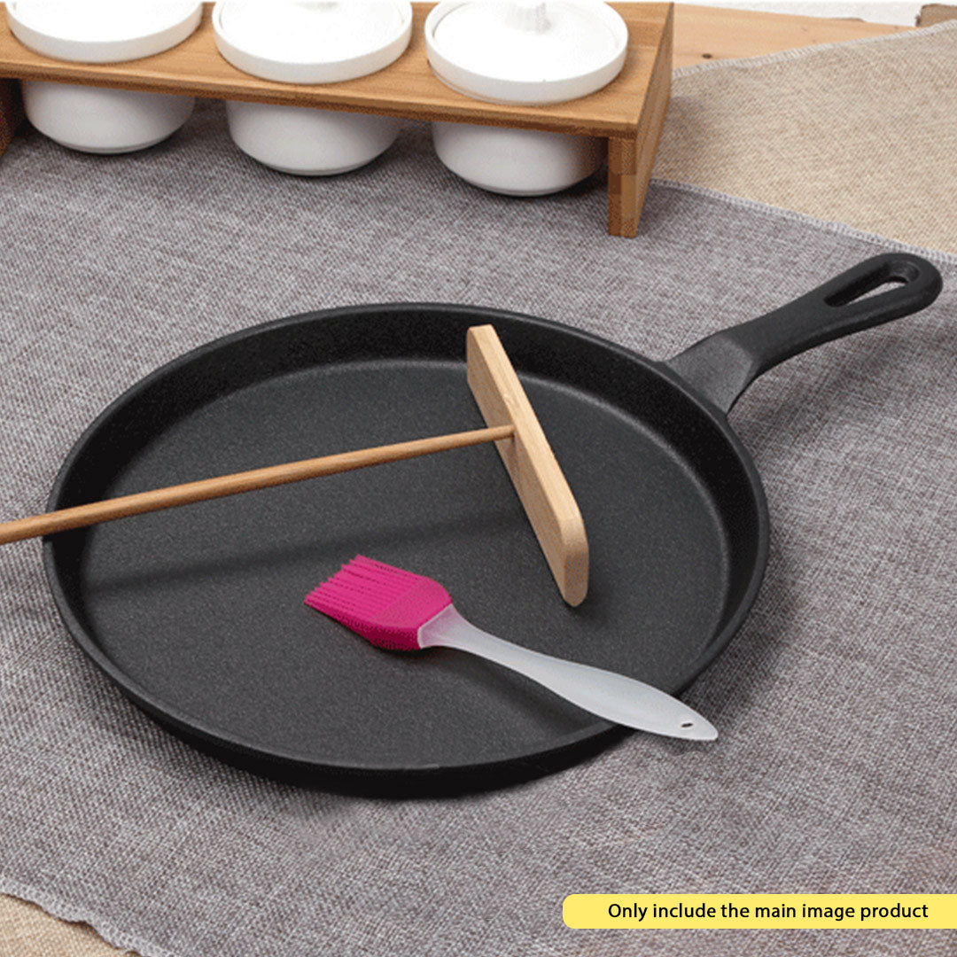 26cm Round Cast Iron Frying Pan