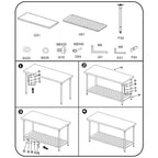 Commercial Catering Stainless Steel Work Bench 120*70*85cm