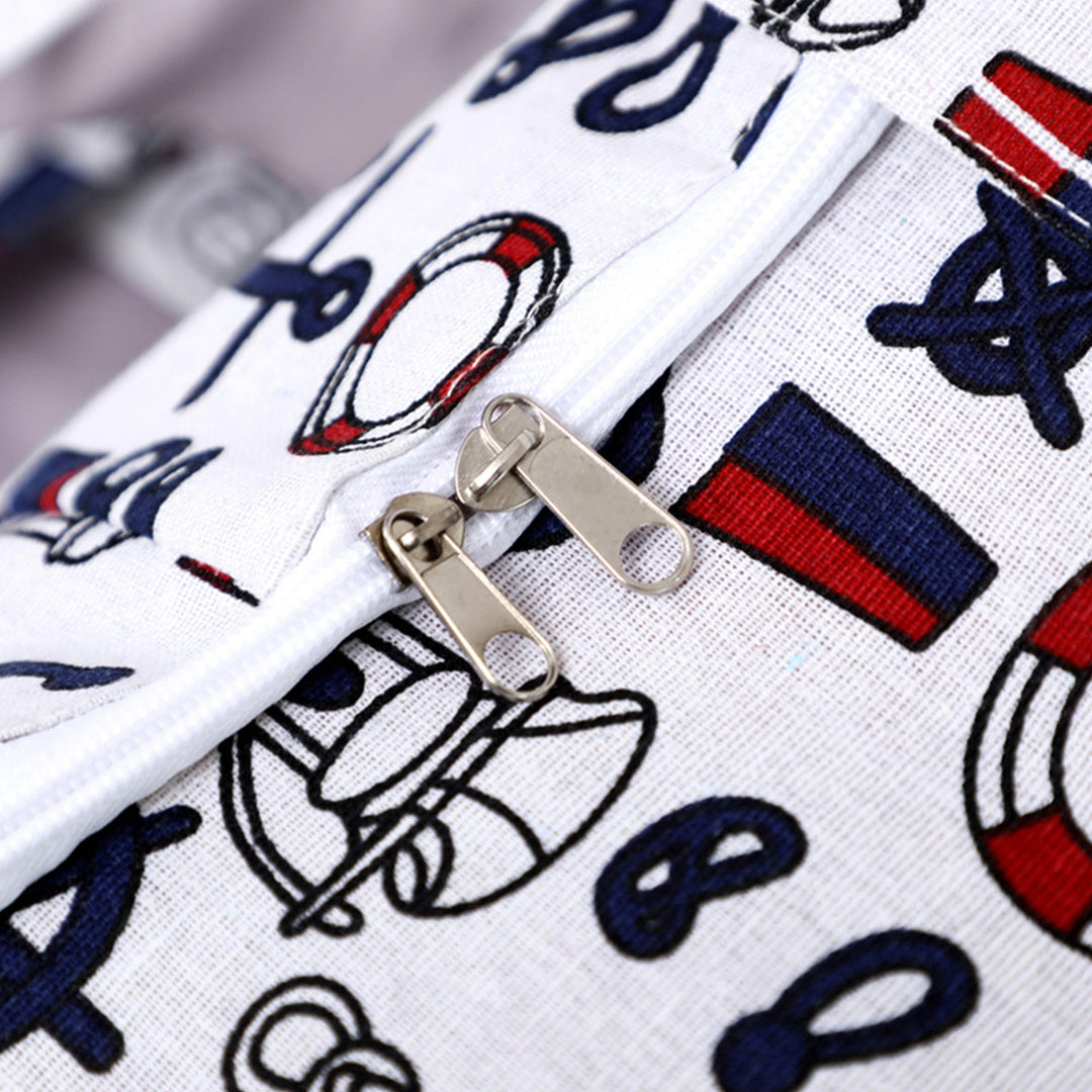 Nautical Icon Medium Storage Luggage Bag