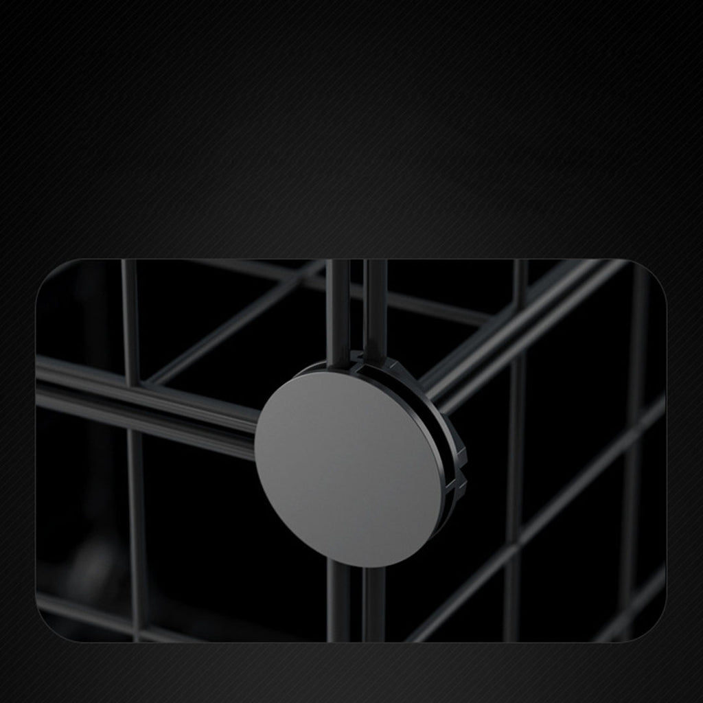 Black Portable 8-Cube Organiser