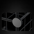 Black Portable 8-Cube Organiser