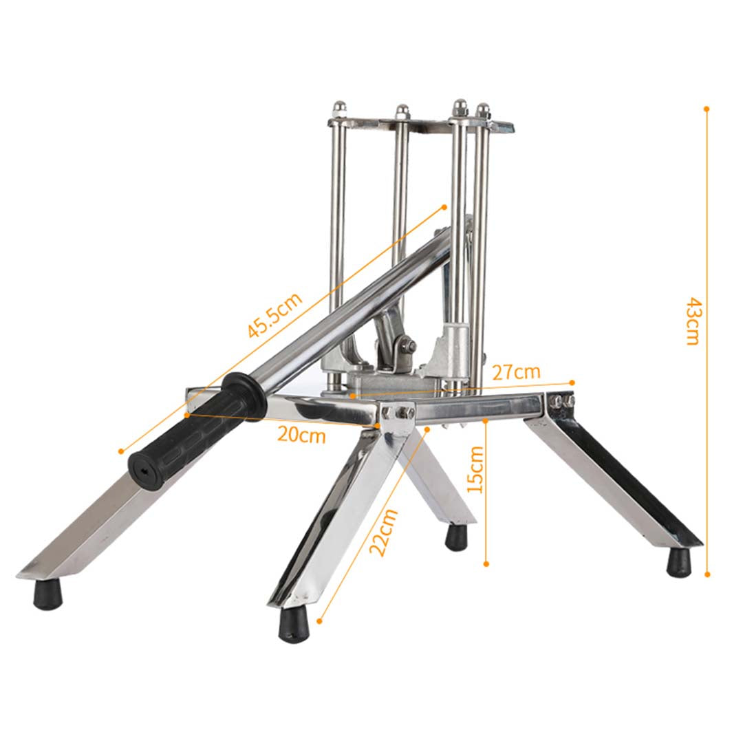 Commercial Potato Cutter Stainless Steel 3 Blades
