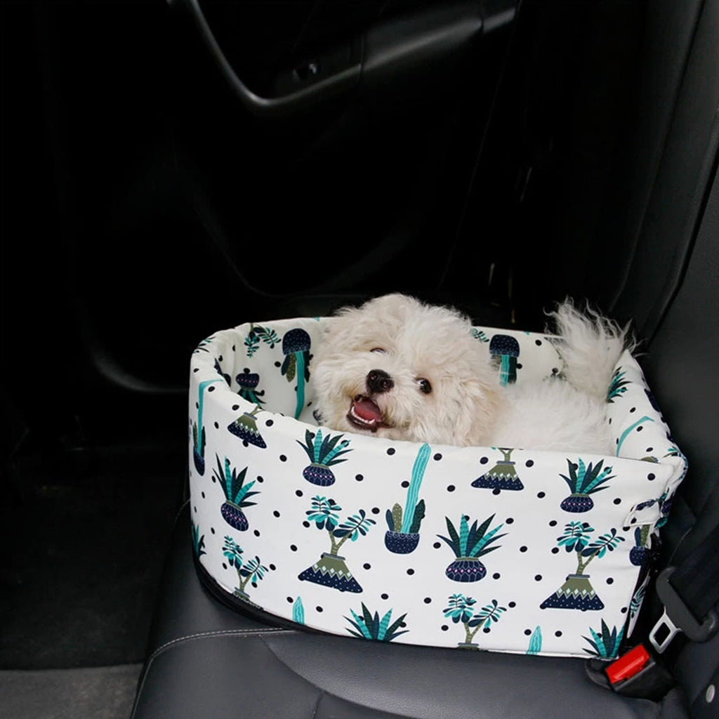 Car Pet Bag with Botanical Print