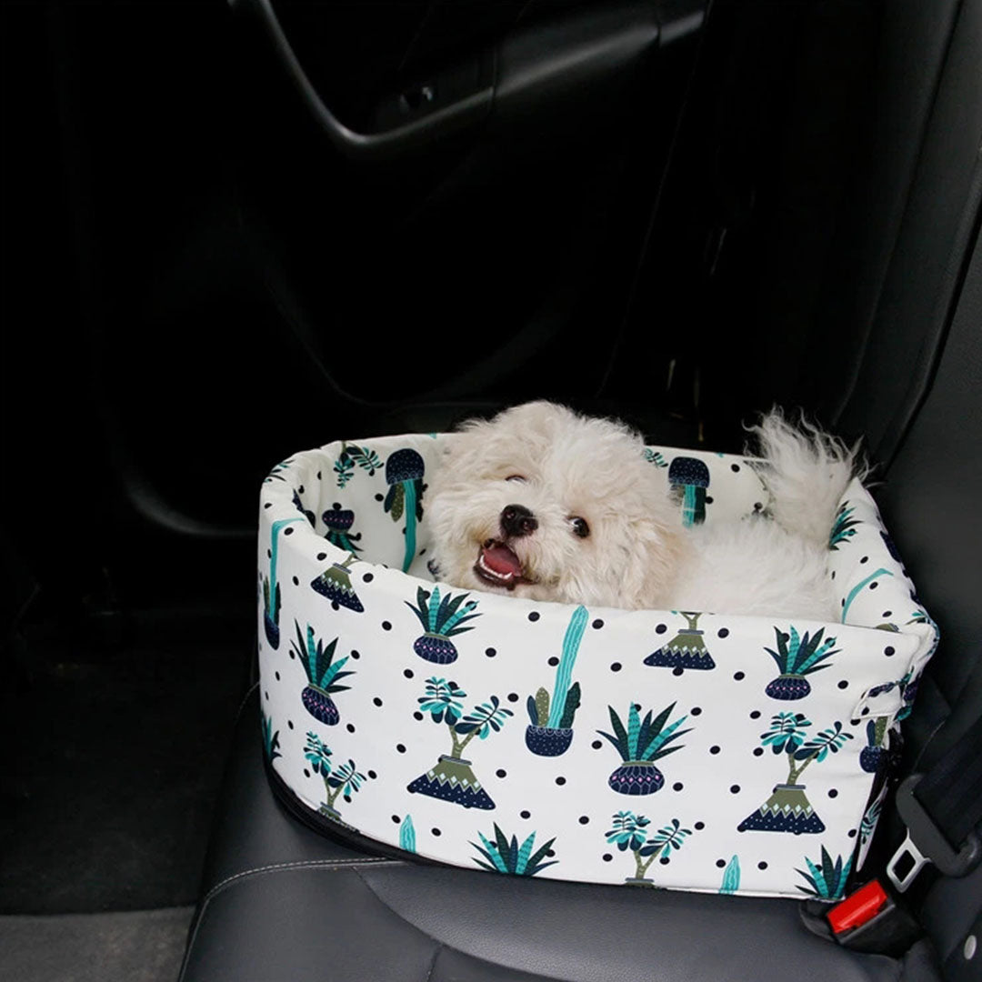 Car Pet Bag with Botanical Print