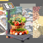 300kg Electronic Platform Scale Black