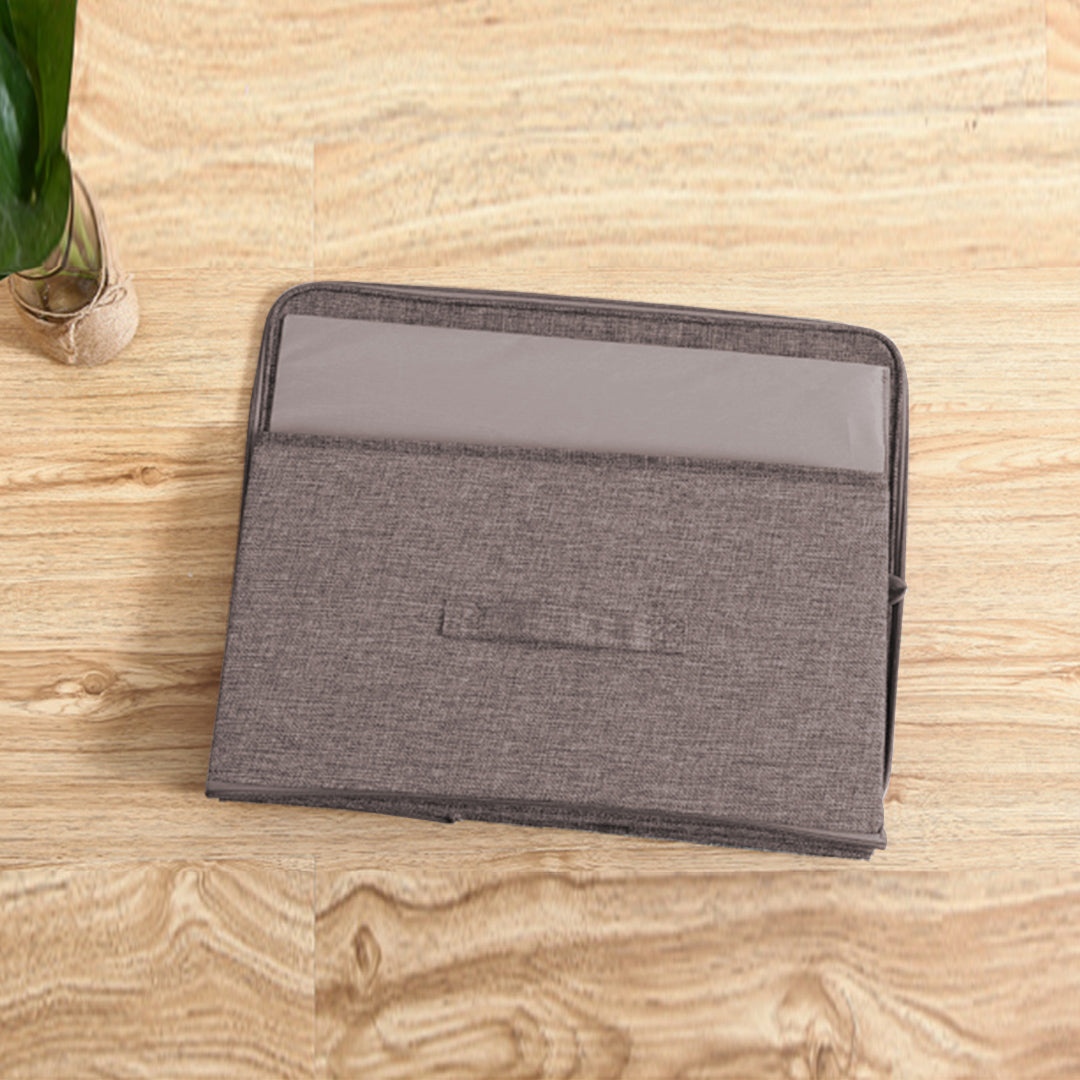 Coffee Small Double Zipper Storage Box