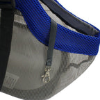 Waterproof Breathable Net Mesh Pet Carrier Bag Grey