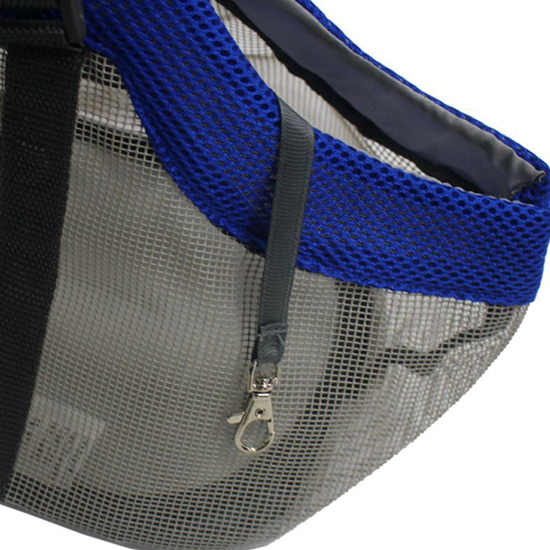 Waterproof Breathable Net Mesh Pet Carrier Bag Grey
