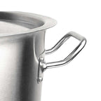 33L 18/10 Stainless Steel Stockpot with Perforated Pasta Strainer