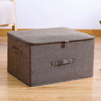 Coffee Large Double Zipper Storage Box