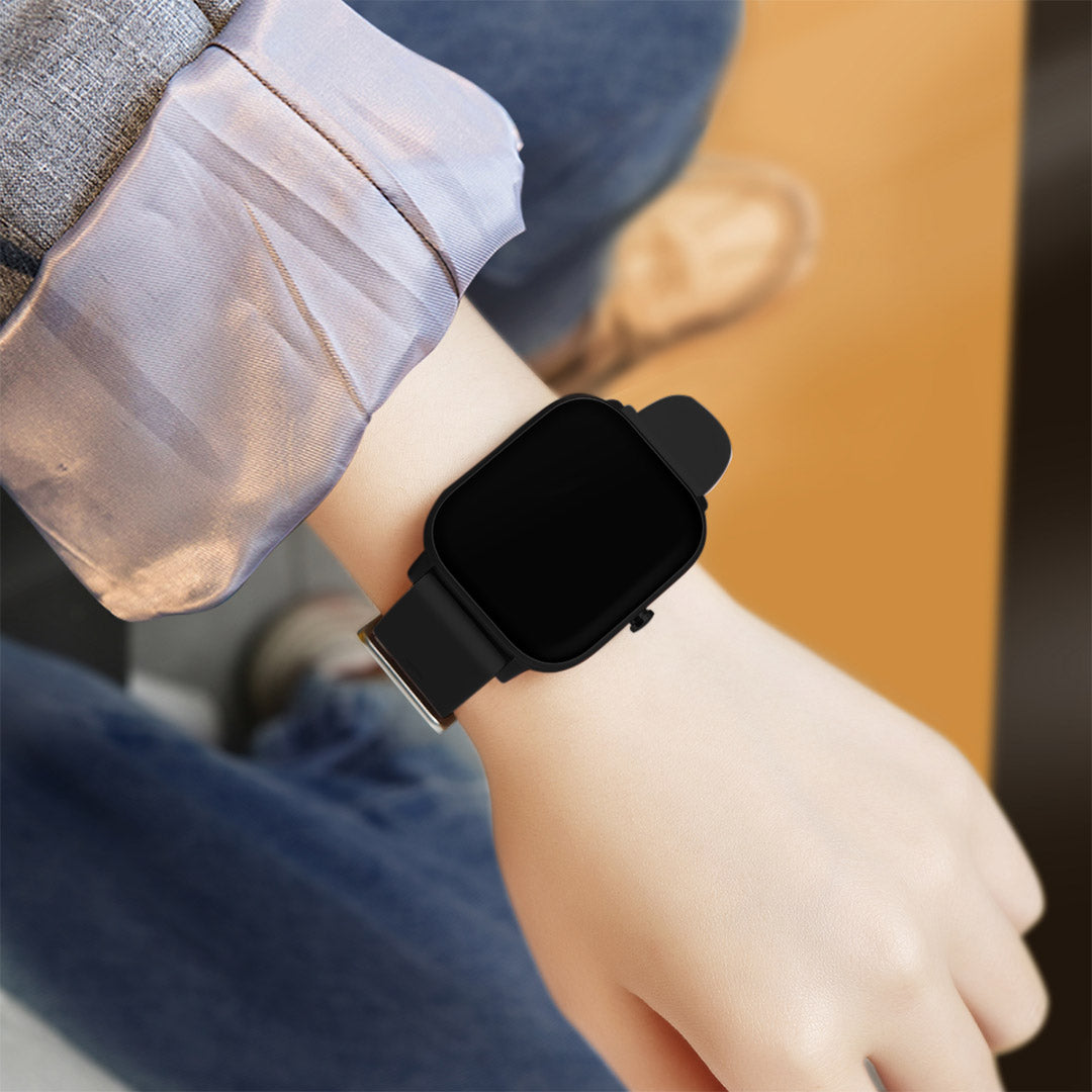 Waterproof Smart Watch Heart Rate Monitor P8 Black