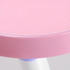 Pink Foldable Study Bed Table Adjustable Portable Desk Stand With Notebook Holder and Cup Slot