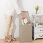 Beige Medium Laundry Hamper Storage Box