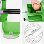 Commercial Manual Vegetable Fruit Slicer Green