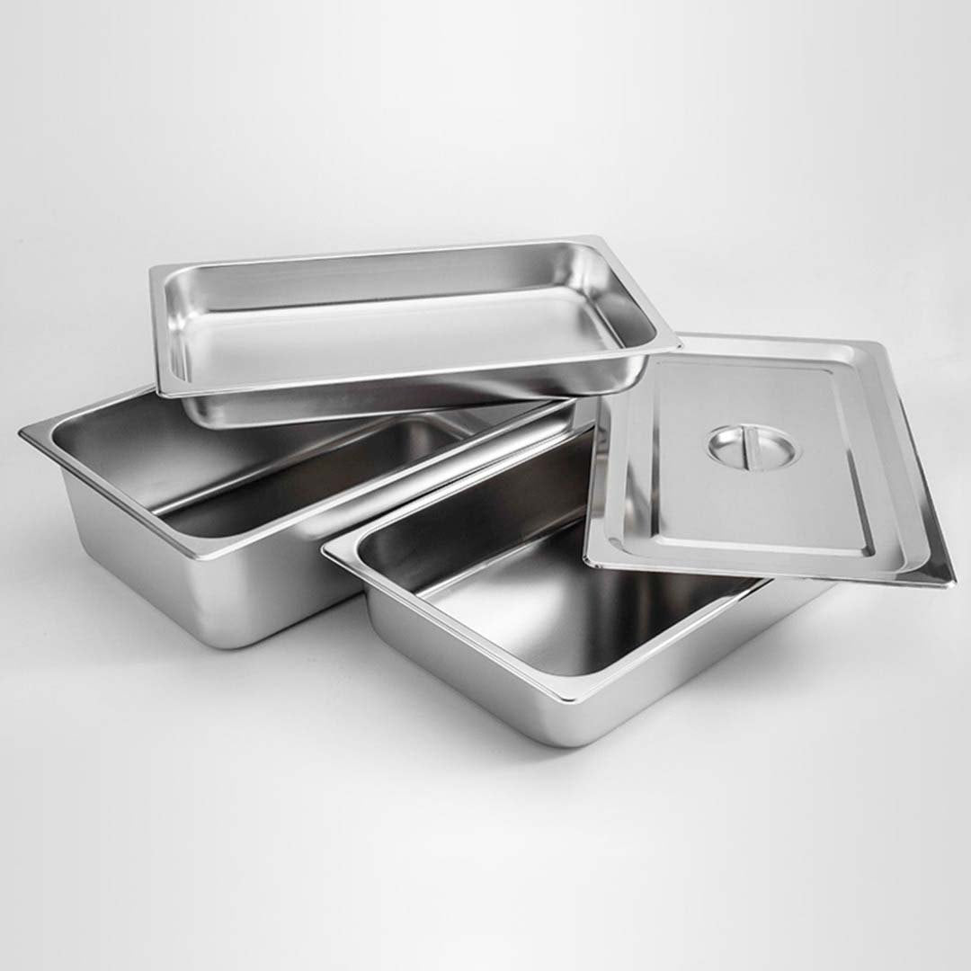 Gastronorm Full Size 1/1 GN Pan 10cm Deep With Lid