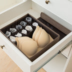 Coffee Flip Top Underwear Storage Box