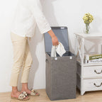 Grey Large Laundry Laundry Hamper Storage Box