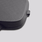 SOGA 23.5cm Square Ribbed Cast Iron Frying Pan with Handle