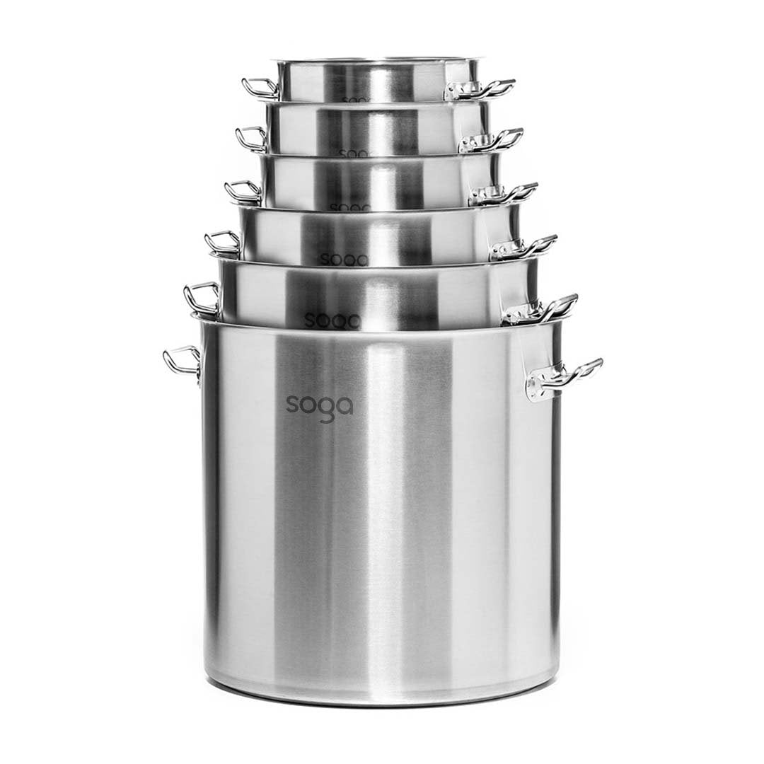 9L Top Grade 18/10 Stainless Steel Stockpot No Lid