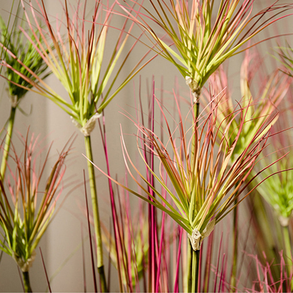 150cm Purple-Red Artificial Indoor Potted Papyrus Plant Tree