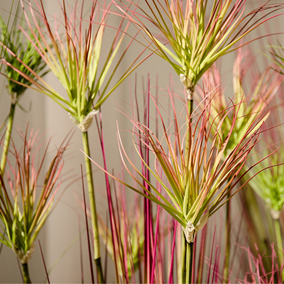 150cm Purple-Red Artificial Indoor Potted Papyrus Plant Tree
