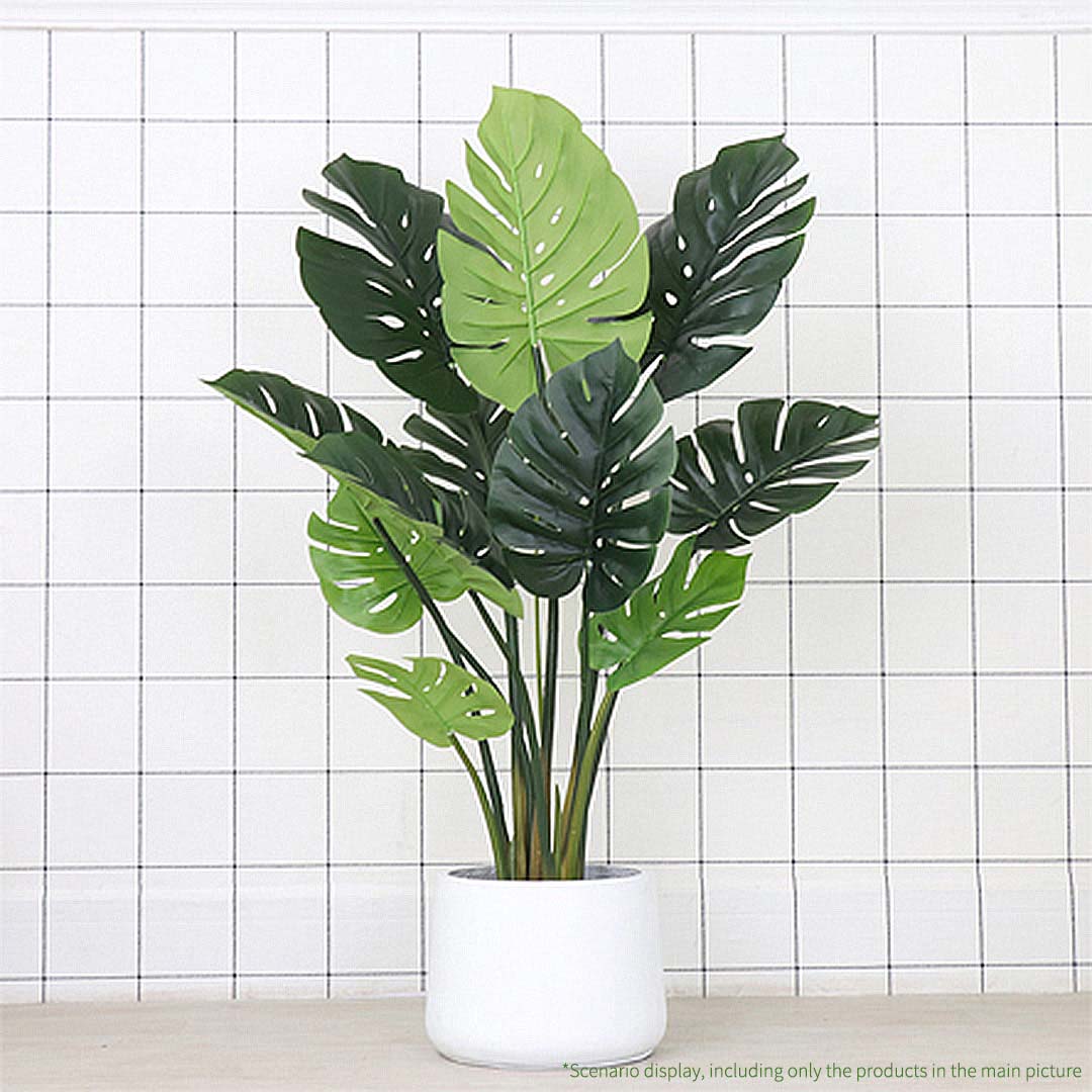 113cm Artificial Potted Turtle Back Plant