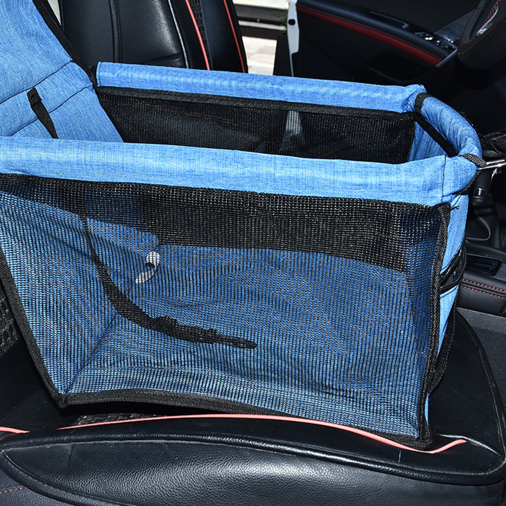 Waterproof Car Seat Portable Dog Carrier Bag Blue