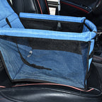 Waterproof Car Seat Portable Dog Carrier Bag Blue