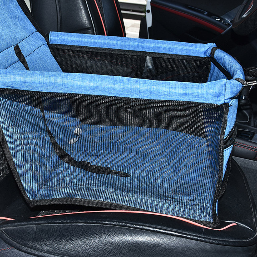 Waterproof Car Seat Portable Dog Carrier Bag Blue