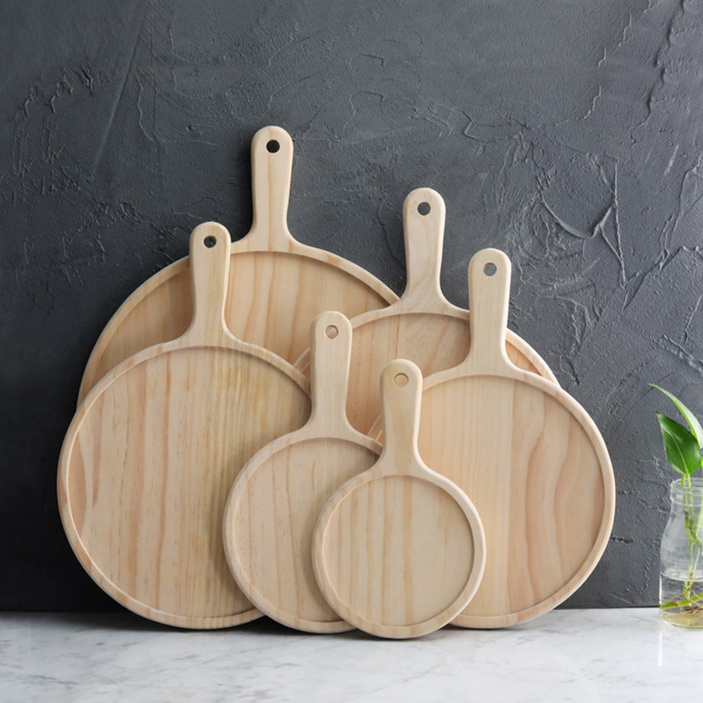 9 inch Round Premium Wooden Board Paddle