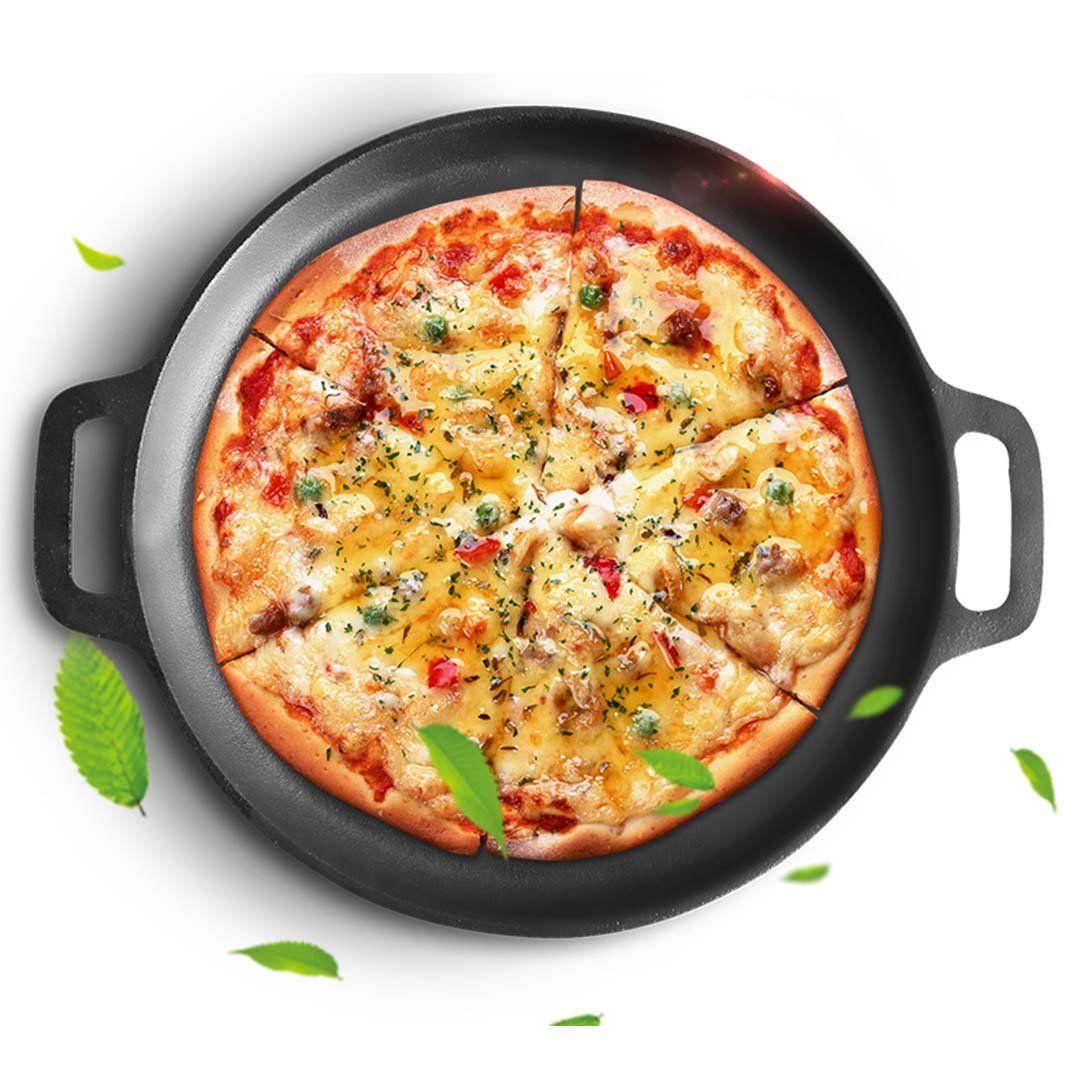 Cast Iron Sizzle Frying Pan 35cm